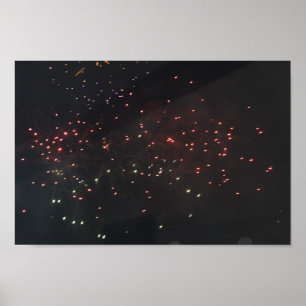 Feuerwerkposter Poster