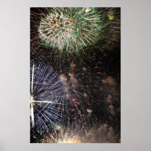 Feuerwerks-Anzeigen-Plakat Poster