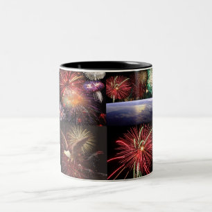Feuerwerks-Kollektion Zweifarbige Tasse