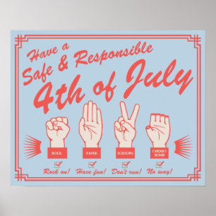 Feuerwerks-Sicherheit Poster