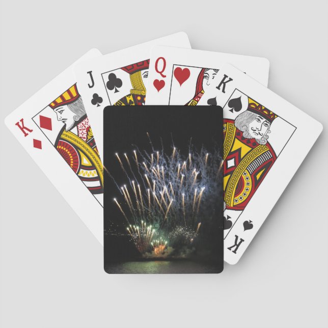 Feuerwerks-Spielkarten Spielkarten (Rückseite)