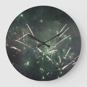 Feuerwerks-Uhr Große Wanduhr