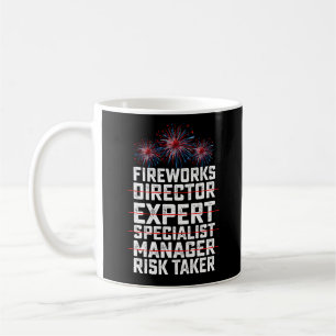 Feuerwerksdirektor 4. Juli Risikofreudiger Zitat Kaffeetasse