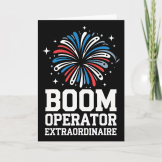 Feuerwerksdirektor Boom Operator Extraordinaire _3 Karte