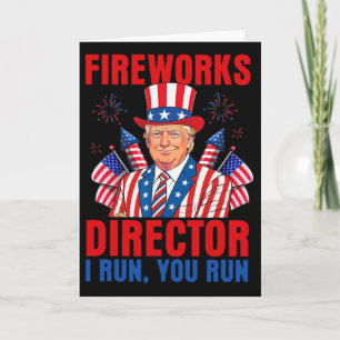 Feuerwerksdirektor I Lauf Du Lauf Lustig Trump  Karte