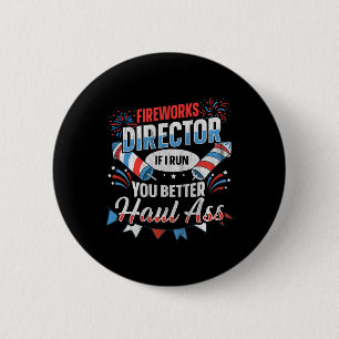 Feuerwerksdirektor Lustiger 4. Juli Button