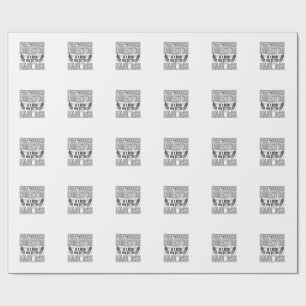Feuerwerksdirektor Lustiges Patriotisches Zitat T- Geschenkpapier
