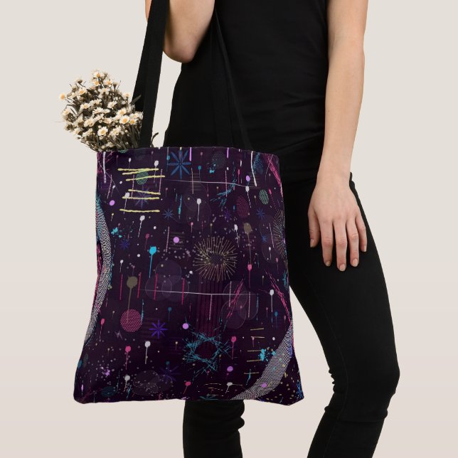 Feuerwerksdisplay: Abstrakte Kunst  Tasche (Von Nahem)