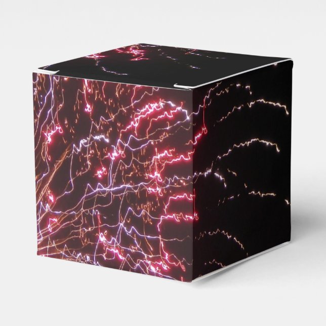 Feuerwerksfeier Geschenkschachtel (Vorderseite)