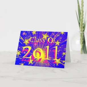 Feuerwerkskarte "Class of 2011" Karte