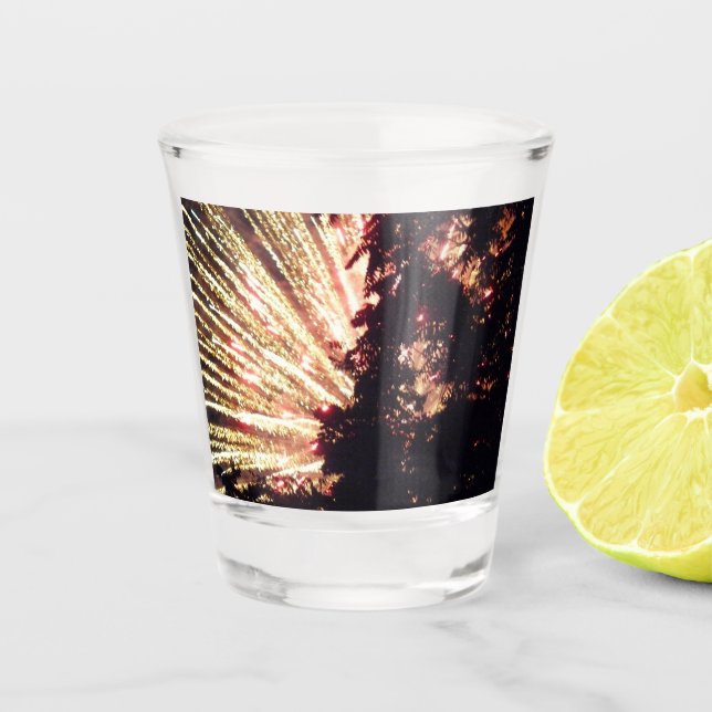 Feuerwerkskörper 11 Schussglas Schnapsglas (Vorderseite)