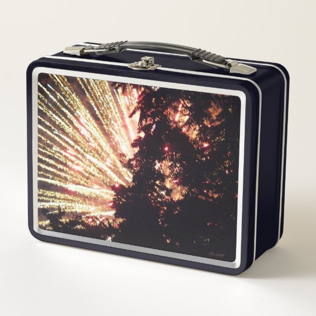 Feuerwerkskörper 11 schwarze Lunchbox (Vorderseite)