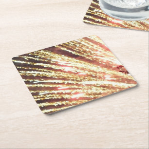Feuerwerkskörper 11 Untersetzer auf Papier