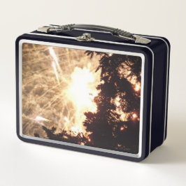 Feuerwerkskörper 15 schwarze Lunchbox