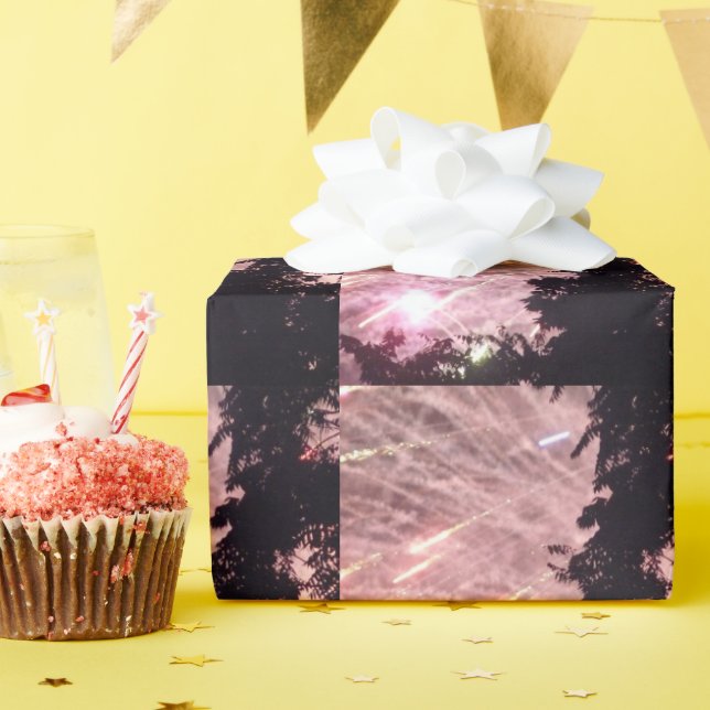 Feuerwerkskörper 17 glänzende Umhüllungspapiere Geschenkpapier (Geburtstagsparty)