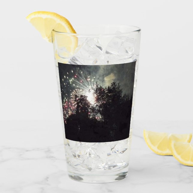 Feuerwerkskörper 18 Glasklammerer aus Collins Glas (Vorderseite Ice)