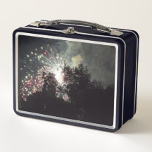 Feuerwerkskörper 18 schwarze Lunchbox