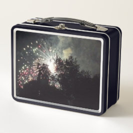 Feuerwerkskörper 18 schwarze Lunchbox