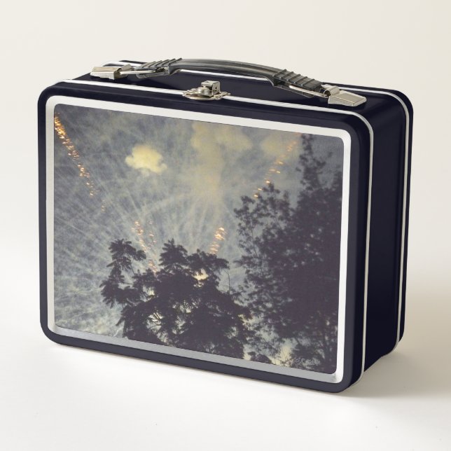 Feuerwerkskörper 19 schwarze Lunchbox (Vorderseite)