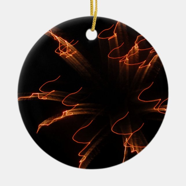 Feuerwerkskörper 3 keramik ornament (Vorne)