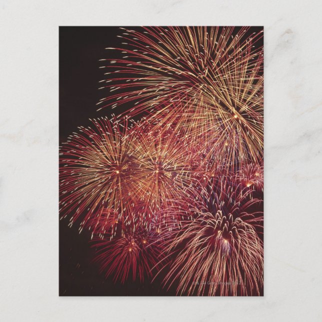 Feuerwerkskörper 3 postkarte (Vorderseite)