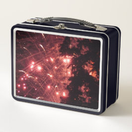 Feuerwerkskörper 3, schwarze Lunchbox