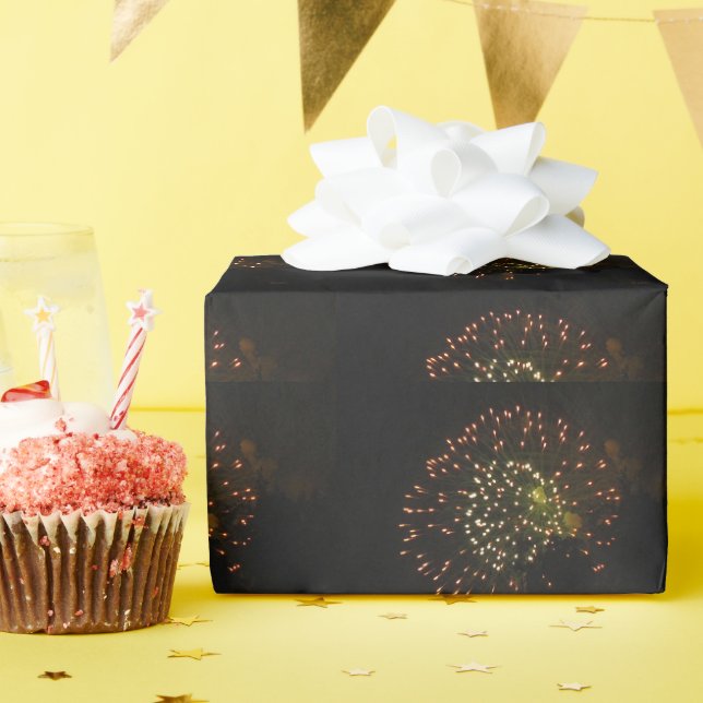 Feuerwerkskörper 4-Mattpapier Geschenkpapier (Geburtstagsparty)