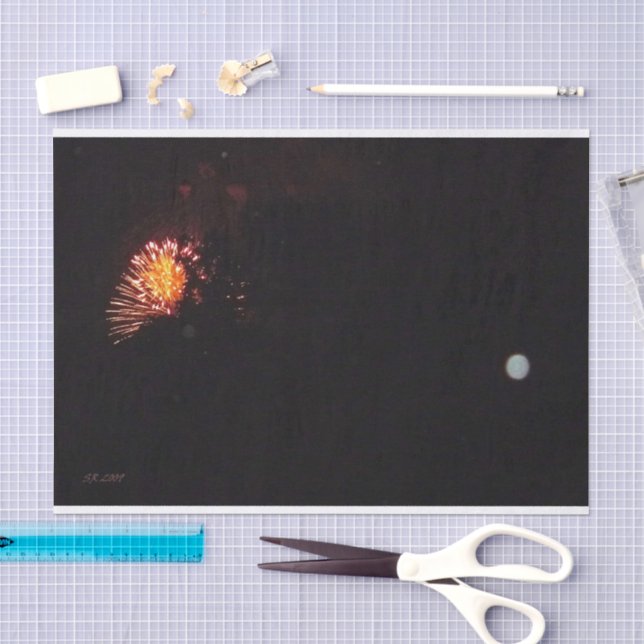 Feuerwerkskörper 8 Papiertücher Seidenpapier (Handwerk)