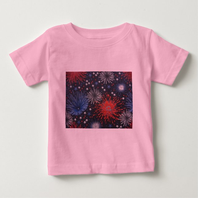 Feuerwerkskörper Baby T-shirt (Vorderseite)