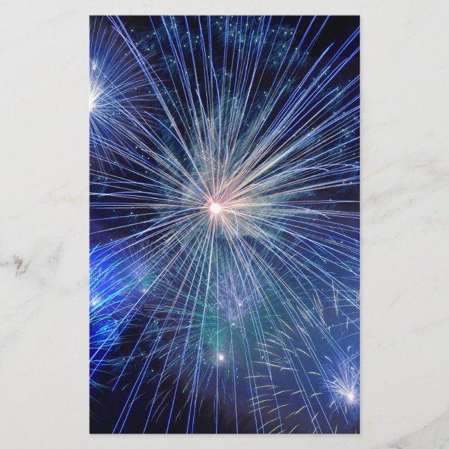 Feuerwerkskörper Briefpapier (Vorderseite)