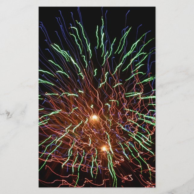 Feuerwerkskörper Briefpapier (Vorderseite)