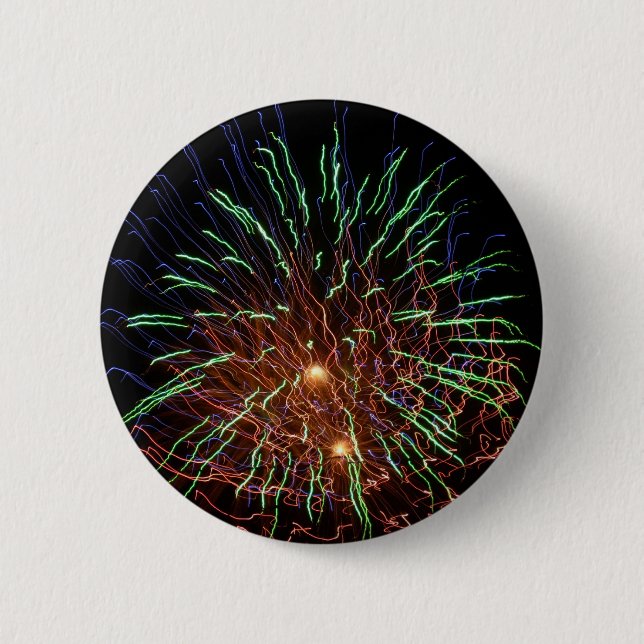 Feuerwerkskörper Button (Vorderseite)