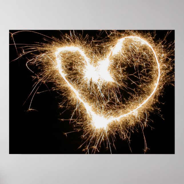 Feuerwerkskörper der Liebe Poster (Vorne)