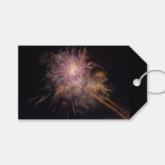 Feuerwerkskörper - eigene Geschenkanhänger (Vorderseite (Horizontal))