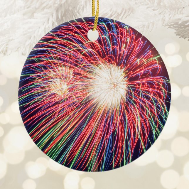 Feuerwerkskörper Keramikornament (Fireworks Ceramic Ornament)
