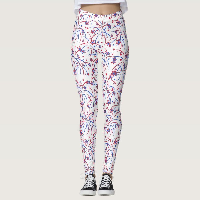 Feuerwerkskörper Leggings (Vorderseite)