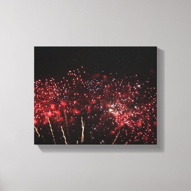 Feuerwerkskörper/Leinwand Leinwanddruck (Vorderseite)