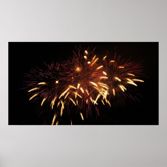 Feuerwerkskörper Poster (Vorne)