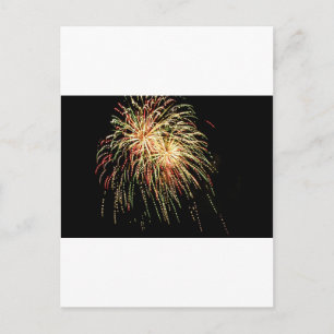 Feuerwerkskörper Postkarte