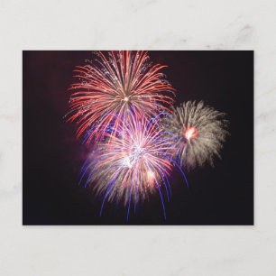 Feuerwerkskörper Postkarte