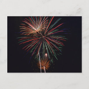 Feuerwerkskörper Postkarte