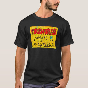 Feuerwerkskörper - Schlangen und Fackeln der ameri T-Shirt