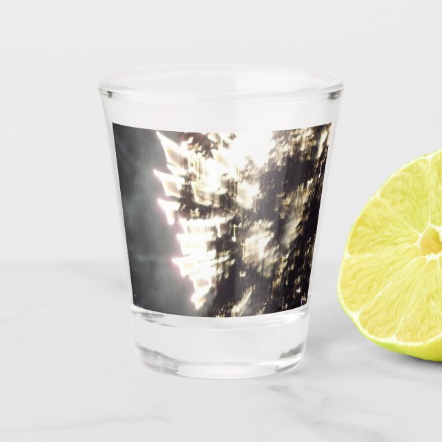 Feuerwerkskörper Schnapsglas (Vorderseite)