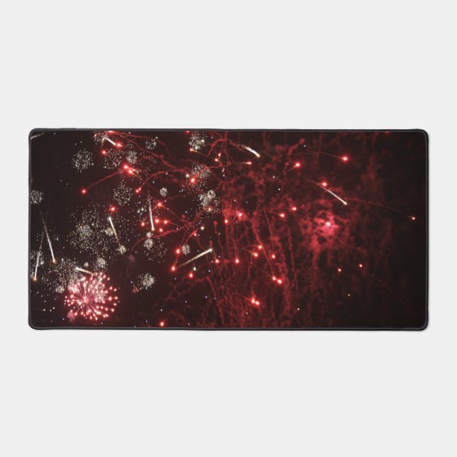 Feuerwerkskörper Schreibtischunterlage (Vorderseite)