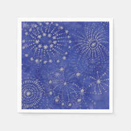 Feuerwerkskörper Serviette