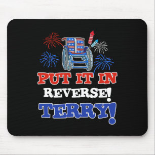 Feuerwerkskörper sichern Stellen Sie es in umgekeh Mousepad