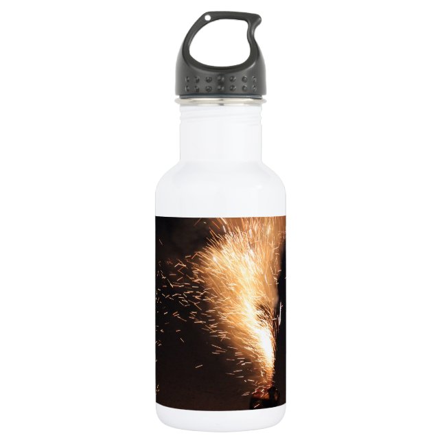Feuerwerkskörper Trinkflasche (Vorderseite)