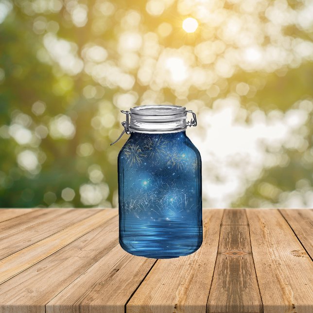 Feuerwerkskörper über dem Entfärbungspapier Seidenpapier (Von Creator hochgeladen)