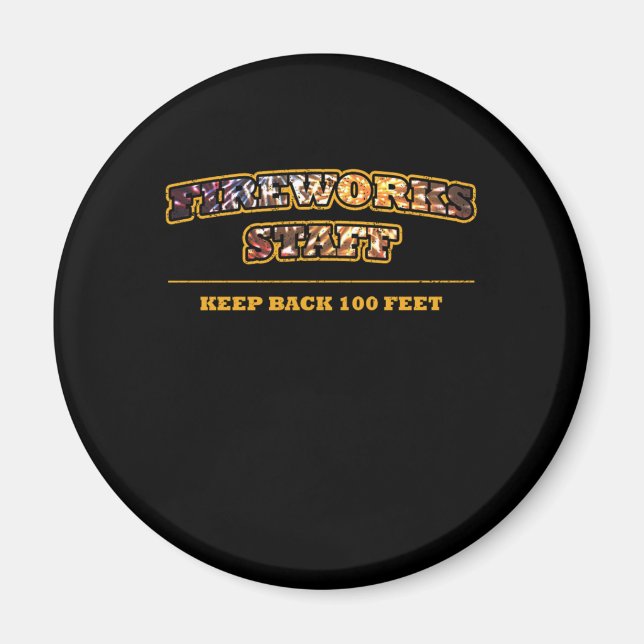 Feuerwerkskräfte Pyrotechniker Pyro Fire Party Ges Magnet (Vorne)