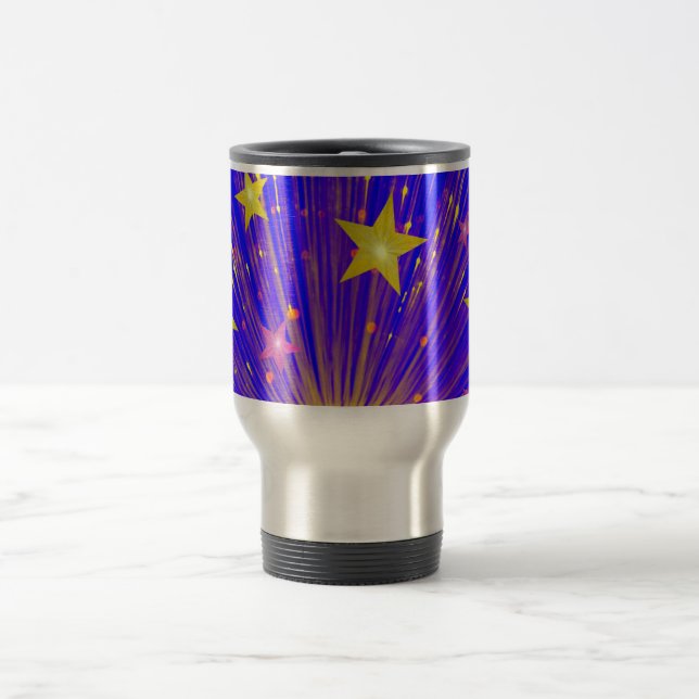 Feuerwerksreise/Tasse des Pendlers Reisebecher (Mittel)